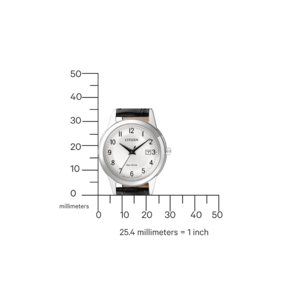CITIZEN FE1081-08A ŽENSKI SAT – prikaz veličine