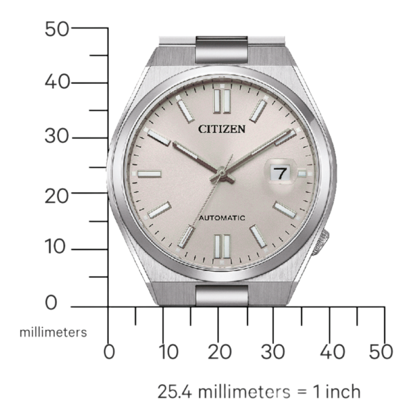 CITIZEN NJ0151-88W MUŠKI SAT – prikaz veličine