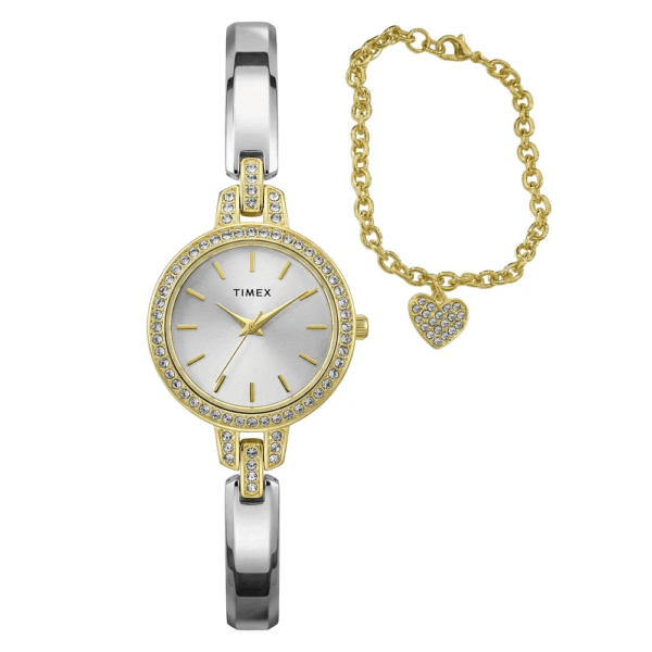 TIMEX ŽENSKI SET SAT I NARUKVICA TWG067800 TIMEX ŽENSKI SET SAT I NARUKVICA TWG067800 | HETA 1892 satovi i nakit Sarajevo