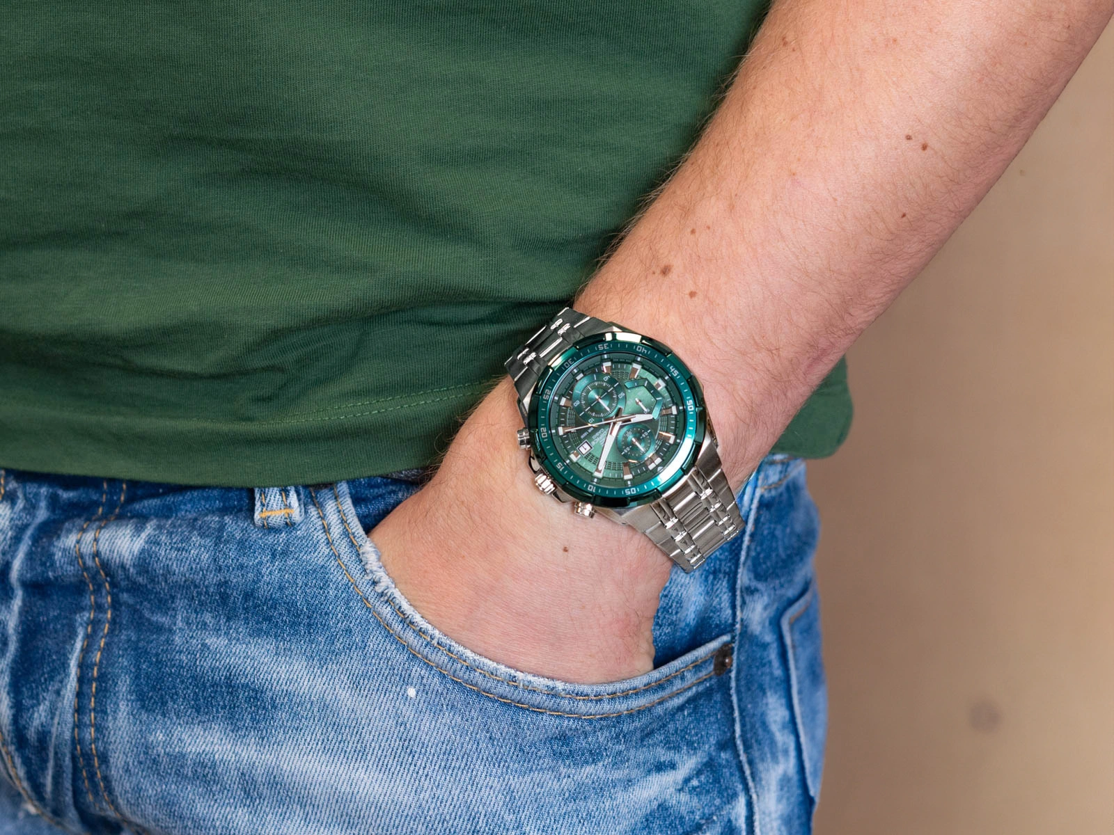 CASIO EDIFICE EFR-539DE-3AVUEF MUŠKI SAT ruka | HETA 1892 satovi i nakit Sarajevo