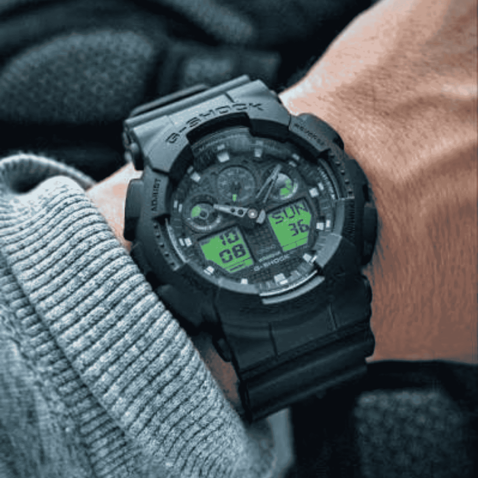 CASIO G-SHOCK GA-100BEG-1AER MUŠKI SAT ruka | HETA 1892 satovi i nakit Sarajevo