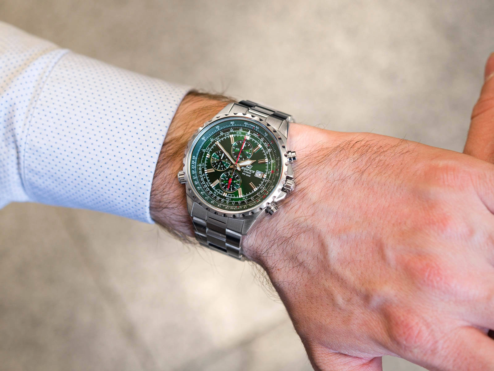 CASIO EDIFICE EF-527D-3AVUEF MUŠKI SAT ruka | HETA 1892 satovi i nakit Sarajevo