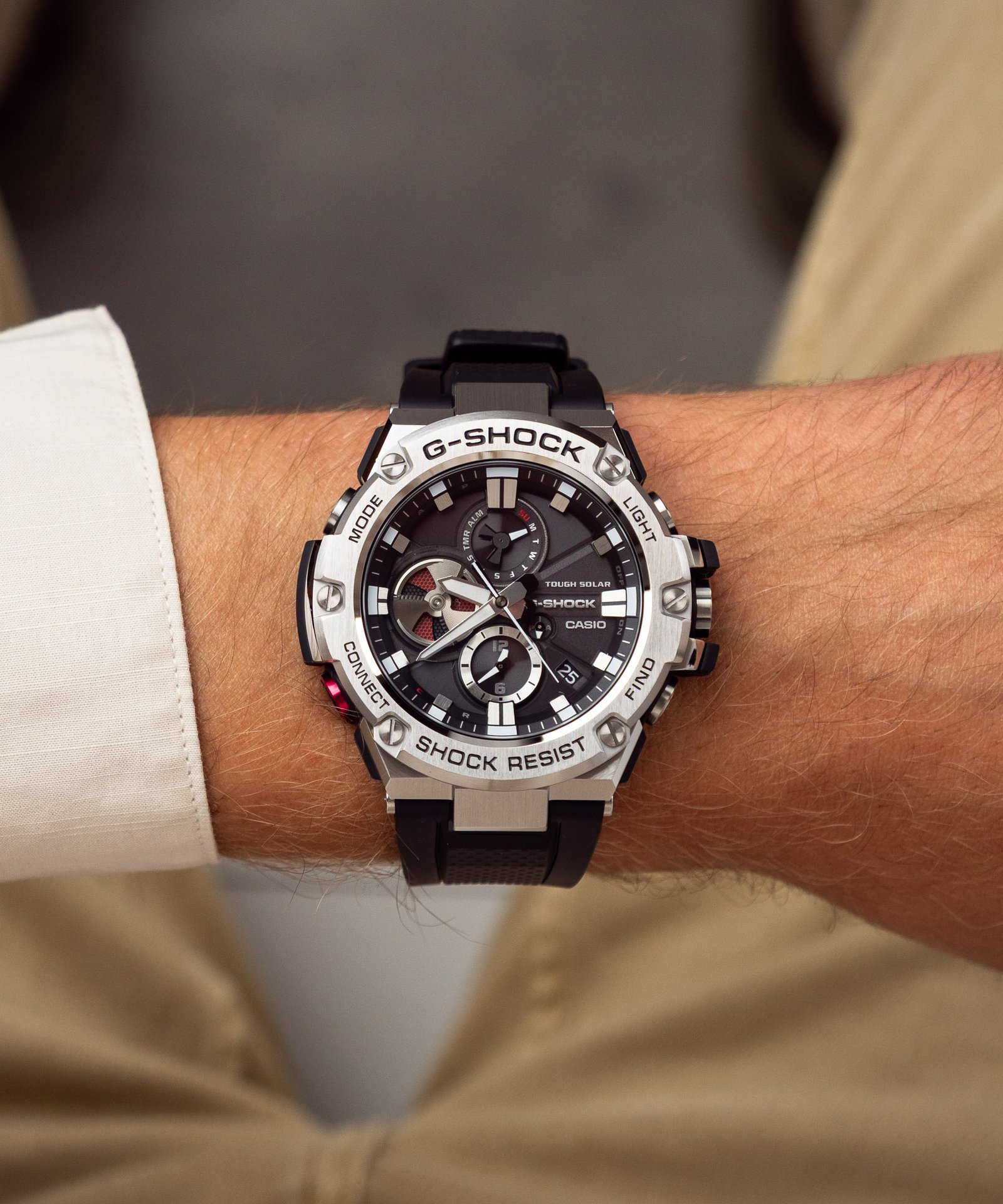 CASIO G-SHOCK GST-B100-1AER MUŠKI SAT ruka | HETA 1892 satovi i nakit Sarajevo