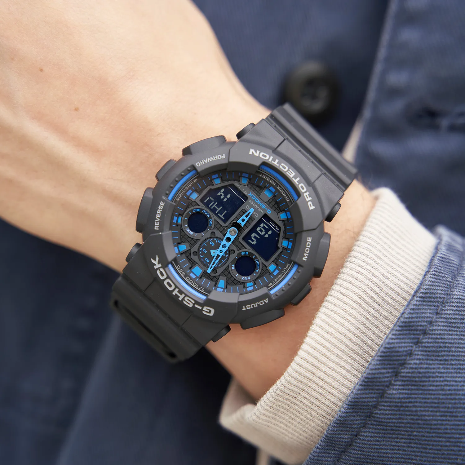 CASIO G-SHOCK GA-100-1A2ER MUŠKI SAT ruka | HETA 1892 satovi i nakit Sarajevo