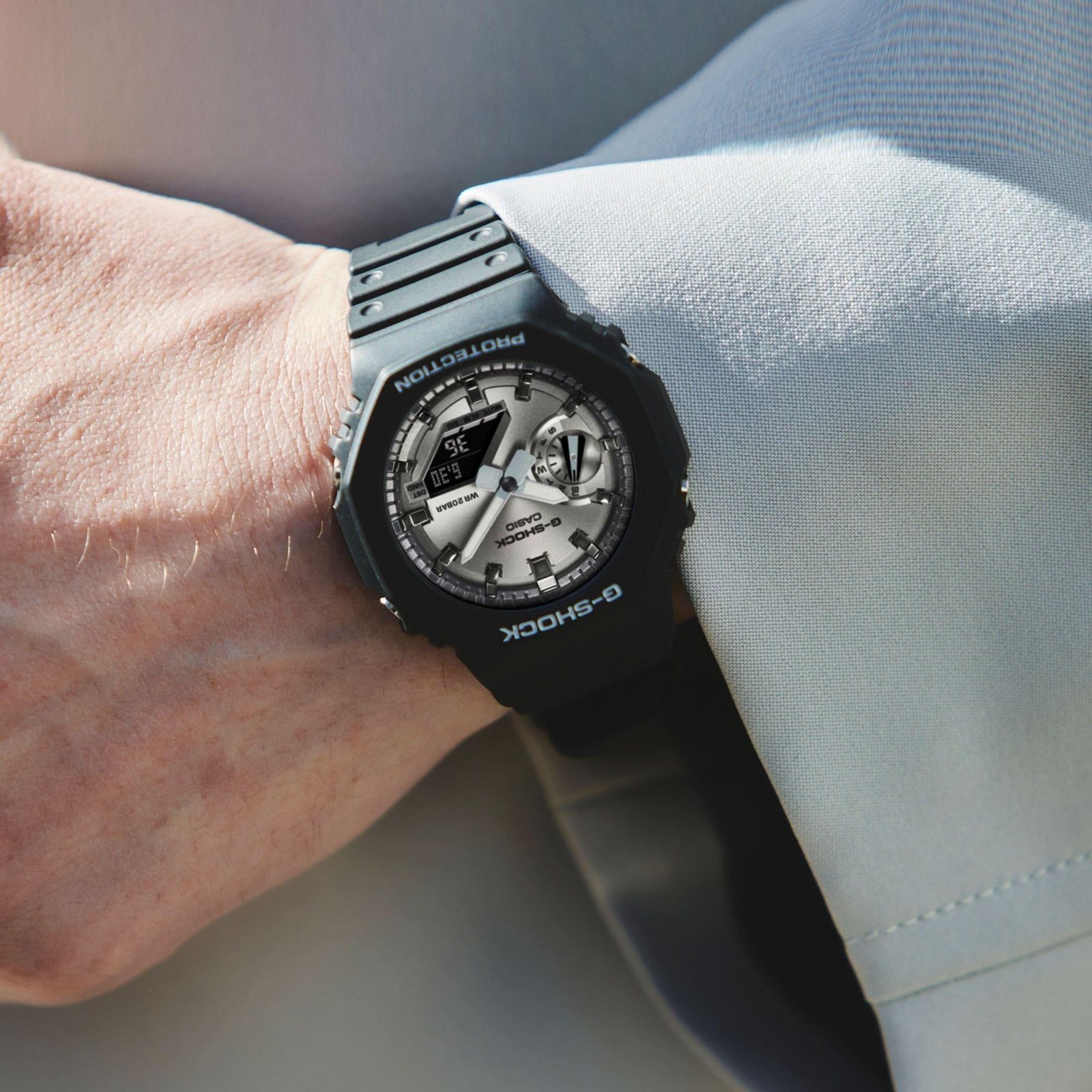 CASIO G-SHOCK GA-2100SB-1AER MUŠKI SAT ruka | HETA 1892 satovi i nakit Sarajevo